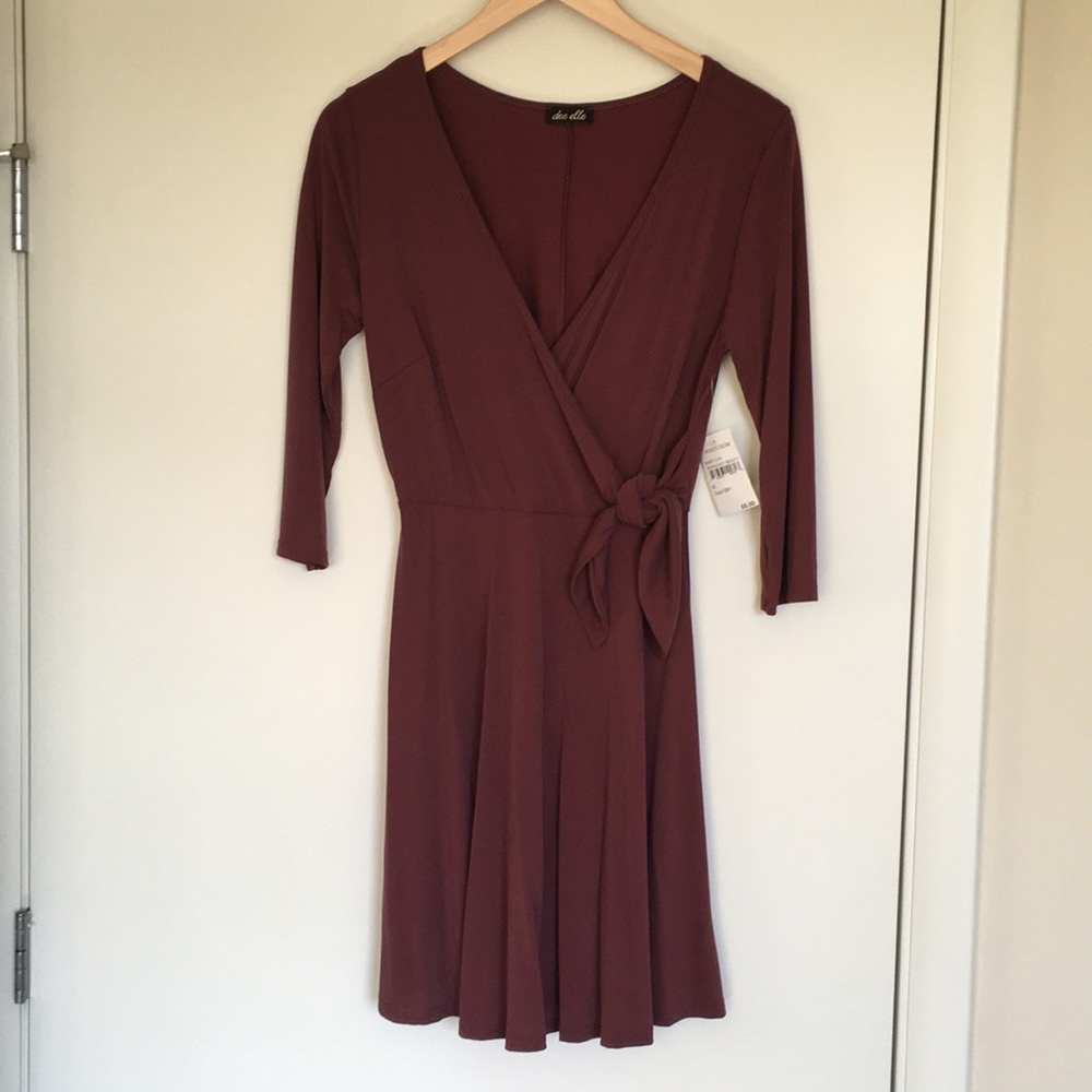 NWT Nordstrom Dee Elle Wrap-Style Dress